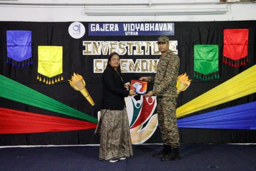 શાળાના પ્રતિનિધિ મંડળ સન્માન સમારોહ (Investiture Ceremony 2025-26)