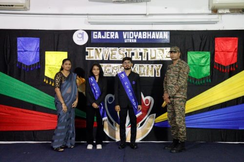 શાળાના પ્રતિનિધિ મંડળ સન્માન સમારોહ (Investiture Ceremony 2025-26)