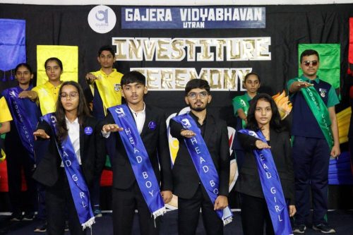 શાળાના પ્રતિનિધિ મંડળ સન્માન સમારોહ (Investiture Ceremony 2025-26)