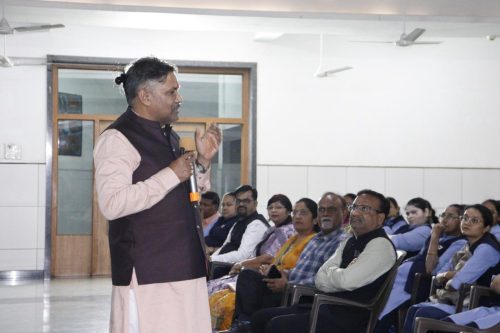 Seminar : Being Teacher: Work life balance Students aggression and Professionalism by Mr. Pavan Driwedi