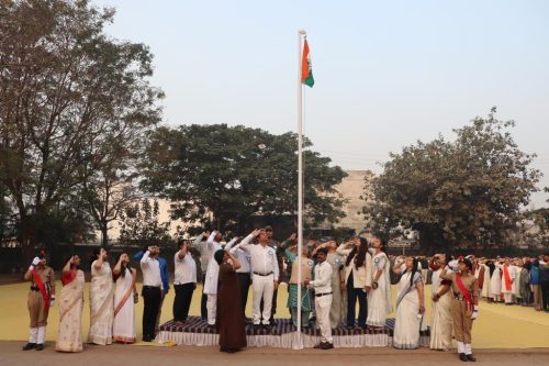 ૭૭મા પ્રજાસત્તાક દિવસની ઉજવણી.