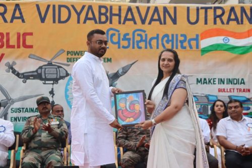 ૭૭મા પ્રજાસત્તાક દિવસની ઉજવણી.