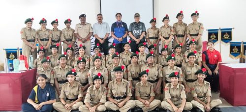 ગજેરા વિદ્યાભવન ઉત્રાણના NCC કેડેટ્સની શસ્ત્ર પ્રદર્શનની શૈક્ષણિક મુલાકાત (23-10-2026)