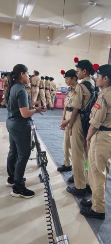 ગજેરા વિદ્યાભવન ઉત્રાણના NCC કેડેટ્સની શસ્ત્ર પ્રદર્શનની શૈક્ષણિક મુલાકાત (23-10-2026)